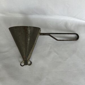 Antique Key Turn Ice Cream Cone Scoop, Cone-Shaped